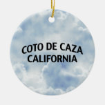 Coto de Caza California Christmas Tree Ornaments