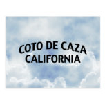Coto de Caza California Postcard