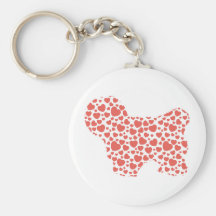 Coton de Tulear Key Chains