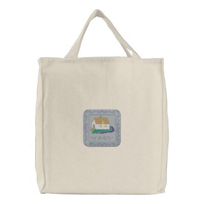 Cottage Canvas Bag by ZazzleEmbroidery
