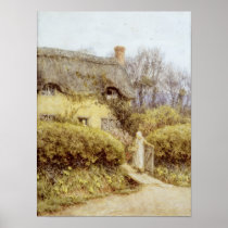 Cottage near Freshwater Poster