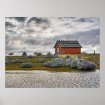 Cottage & stones posters
