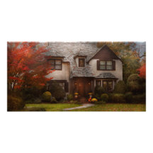 Cottage - Westfield, NJ - The country life Customized Photo Card