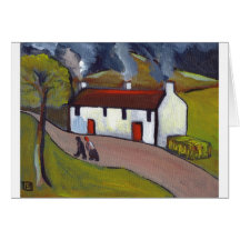 COTTAGES BLANCHIS CARTE DE VŒUX