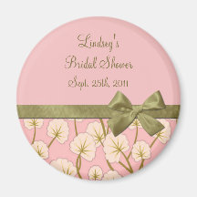 Cotton Candy Bouquet Shower Favour Keepsake Magnets