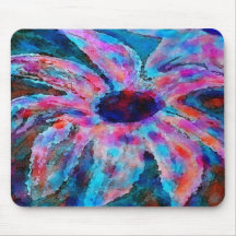 Cotton Candy Flower Mousepad