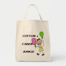 Cotton Candy Junkie Tshirts and Gifts Bags
