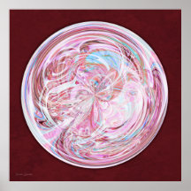 Cotton Candy Mandala Print