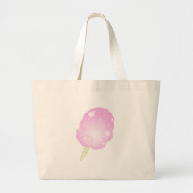 Cotton Candy - Pink Canvas Bags