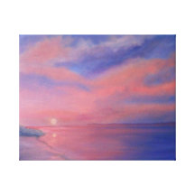 Cotton Candy Sky Stretched Canvas Prints