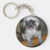 COTTON-TOP TAMARIN KEYCHAIN