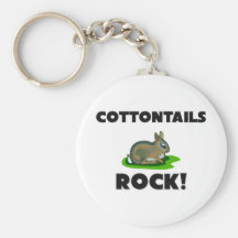 Cottontails Rock Key Chains