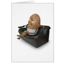 Couch Potato on White Cards
