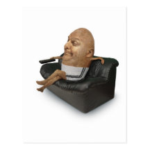 Couch Potato on White Post Cards