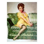 Couch Potato postcard