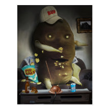 Couch Potato Postcard