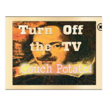 Couch Potato Postcard