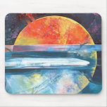 Coucher de soleil tapis de souris
