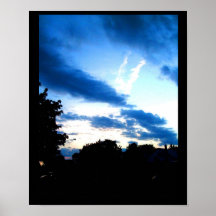 coucher du soleil 2 affiche