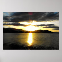 COUCHER DU SOLEIL AFFICHE