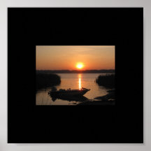 Coucher du soleil poster