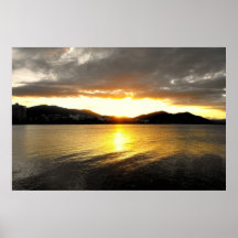Coucher du soleil affiches