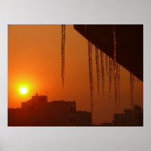 Coucher du soleil affiches