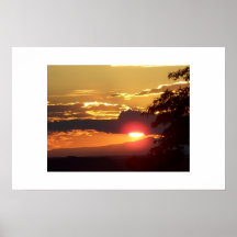 coucher du soleil affiches