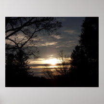 Coucher du soleil affiches