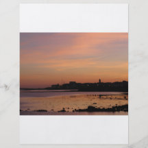 Coucher du soleil au-dessus de Salthill Prospectus Avec Motif