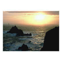 Coucher du soleil au Land's End chez la Riviera co Invitations Personnalisables