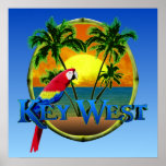 Coucher du soleil de Key West Posters