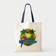Coucher du soleil de Key West Sac En Toile