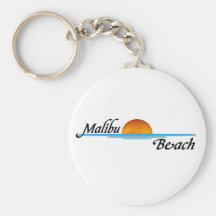 Coucher du soleil de Malibu Porte-clefs