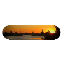 Coucher du soleil de Riga "Ligo" Plateau De Planche À Roulettes
