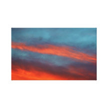 Coucher du soleil du Wisconsin Toile Tendue