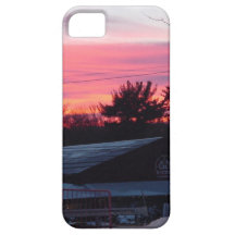 Coucher du soleil iPhone 5 case