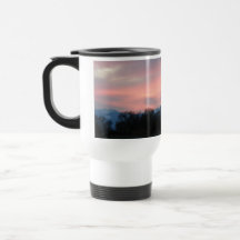 Coucher du soleil maximal de brochets mugs