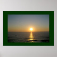 Coucher du soleil poster