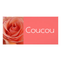 Coucou  2d photocartes personnalisées
