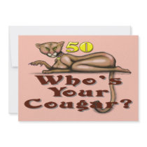 Cougar at 50 Invitation