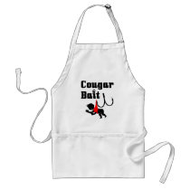 Cougar Bait -- Novelty Funny Cougar Humour Aprons