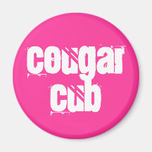 Cougar Cub Fridge Magnets