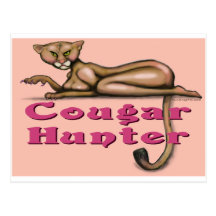 Cougar Hunter Postcard