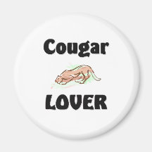 Cougar Lover Refrigerator Magnet