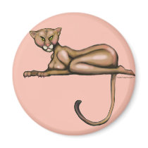 Cougar Fridge Magnets