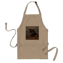 Cougar Mountain Lion Big Cat Art Design Apron