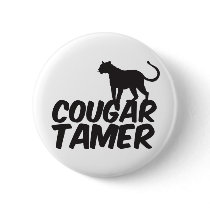 Cougar Tamer Pinback Button