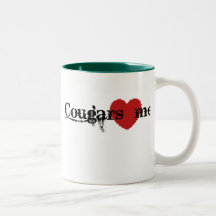 Cougars Love Me Coffee Mugs
