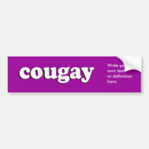 COUGAY Definition Bumper Sticker